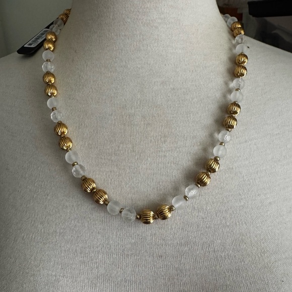 J.crew beaded ribbon necklace - Picture 1 of 8
